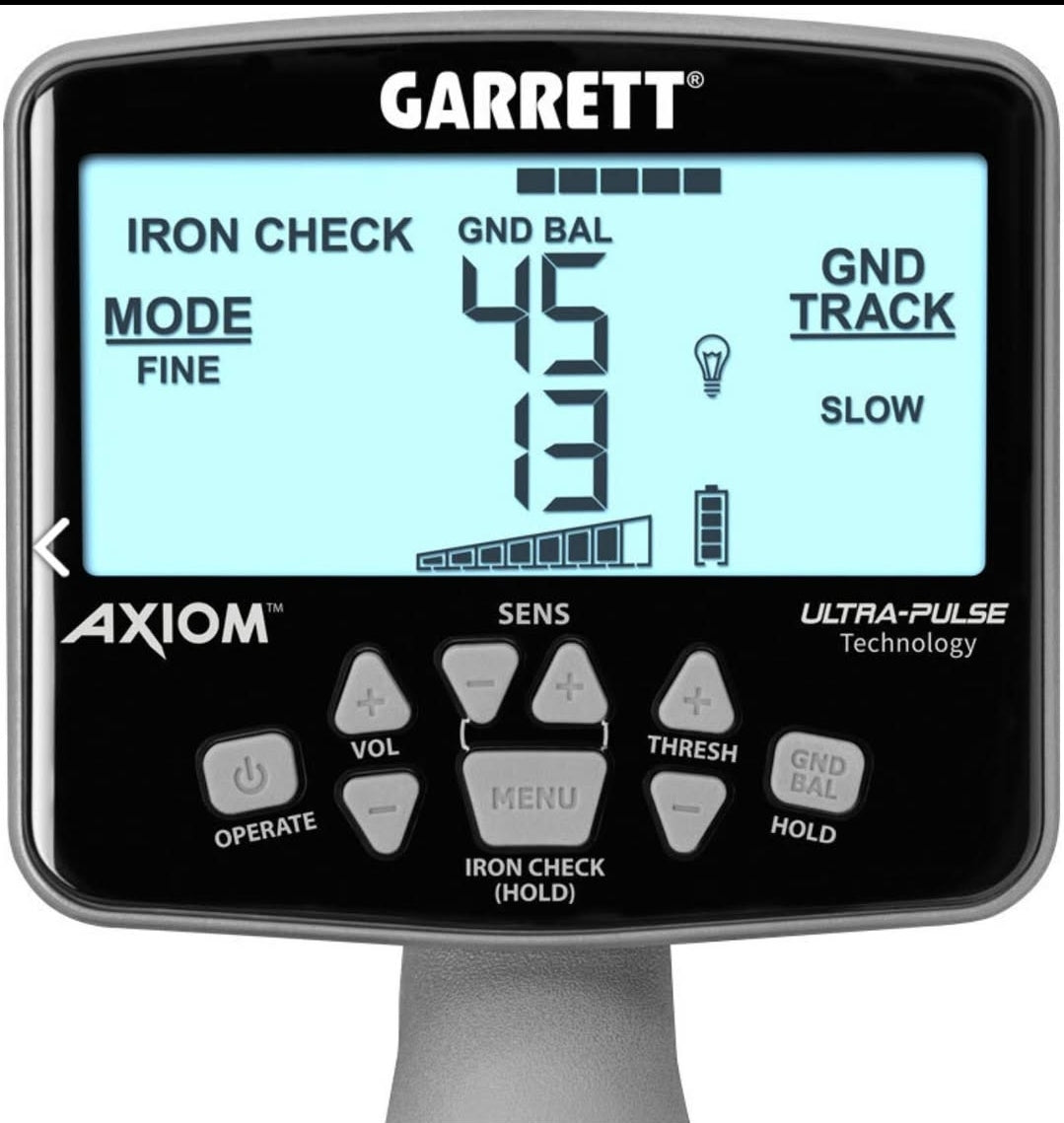 Garrett Axiom - Ex-Demo - 1 Year Warranty
