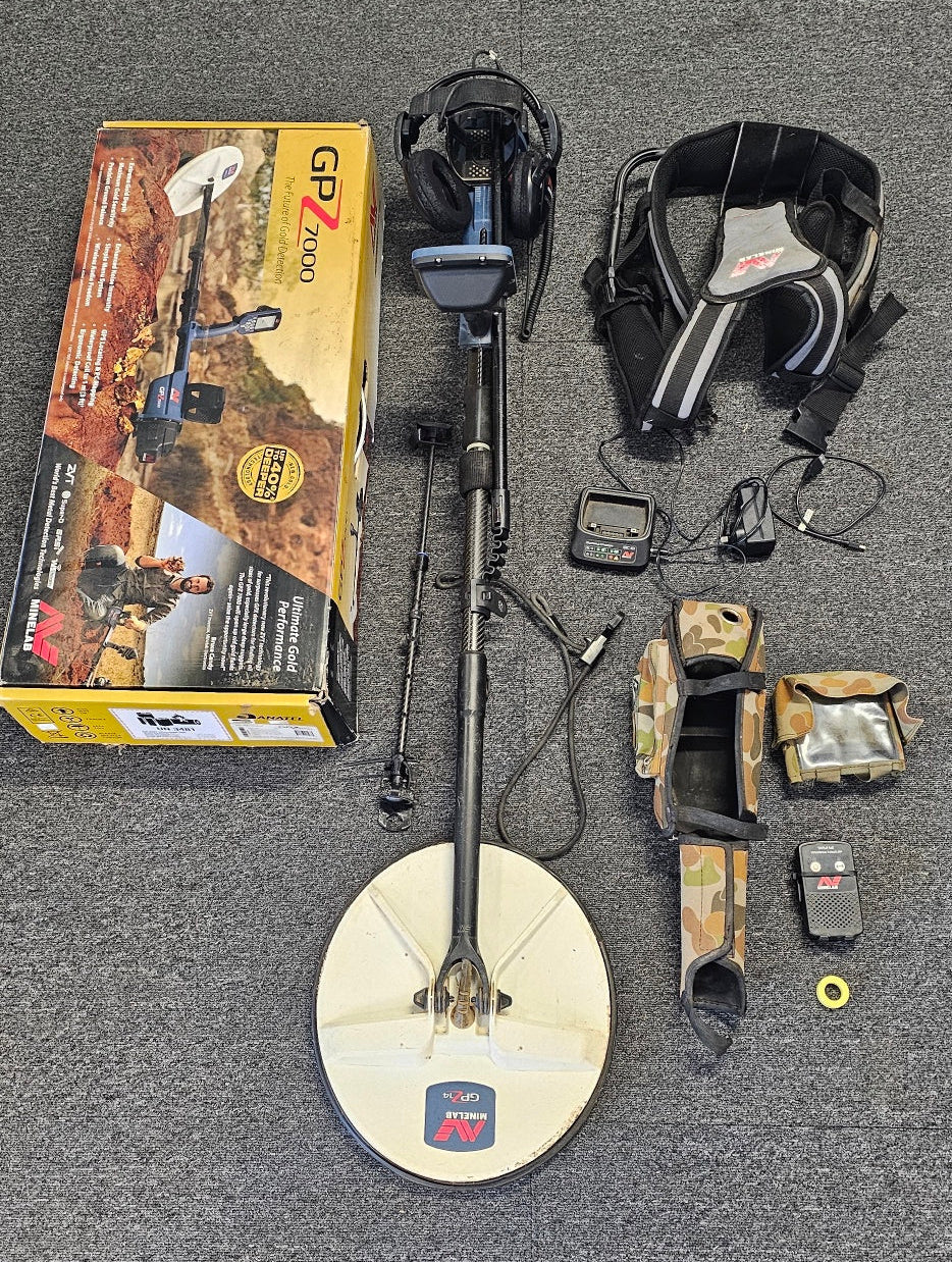USED MINELAB GPZ 7000
