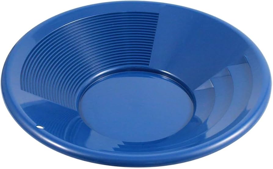 BJK 10" pan blue dual riffled
