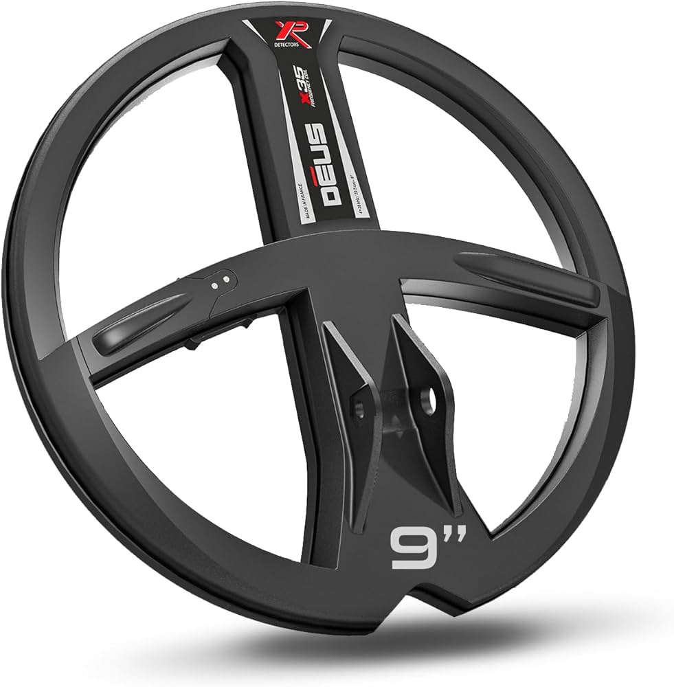 XP HF 22.5cm Second Choice Search Coil (9inch), with Coil Cover &amp; Lower Stem