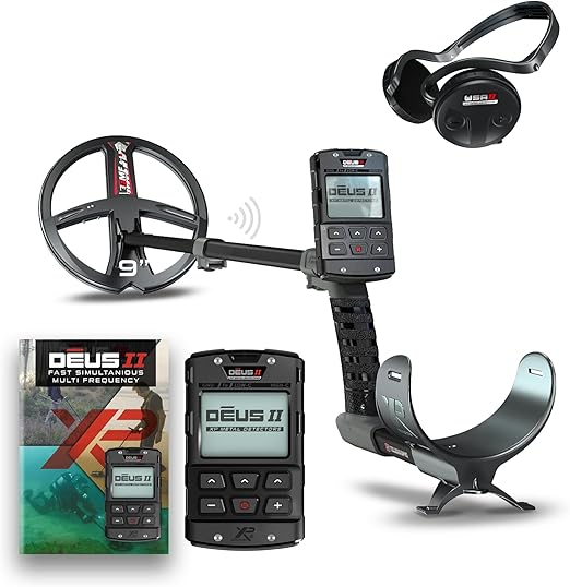 DEUS II RC Detector - 22 FMF Coil (9"), RC, WSA2 Bundle