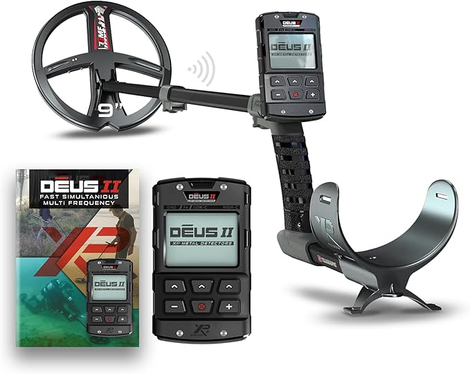 DEUS II RC Detector - 22 FMF Coil (9"), RC, ENGLISH Manual, AUS Charger