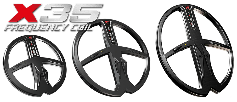 XP X35 22.5cm Search Coil (9") with Coil Cover &amp; Lower Stem