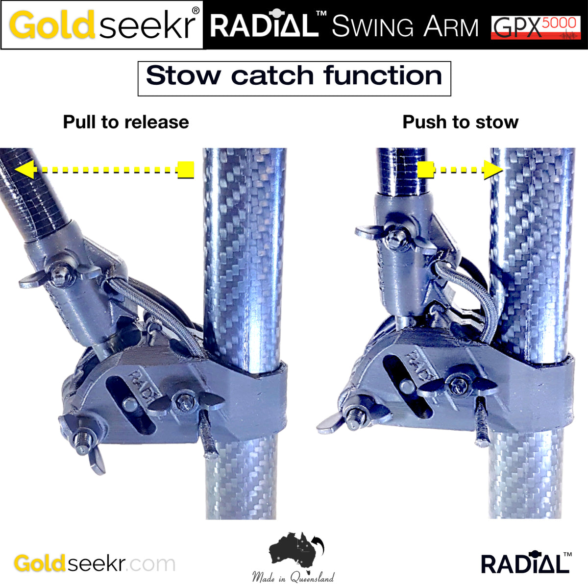 Algoforce E1500 / GPX5000 radial-Action telescopic Swing / Guide Arm
