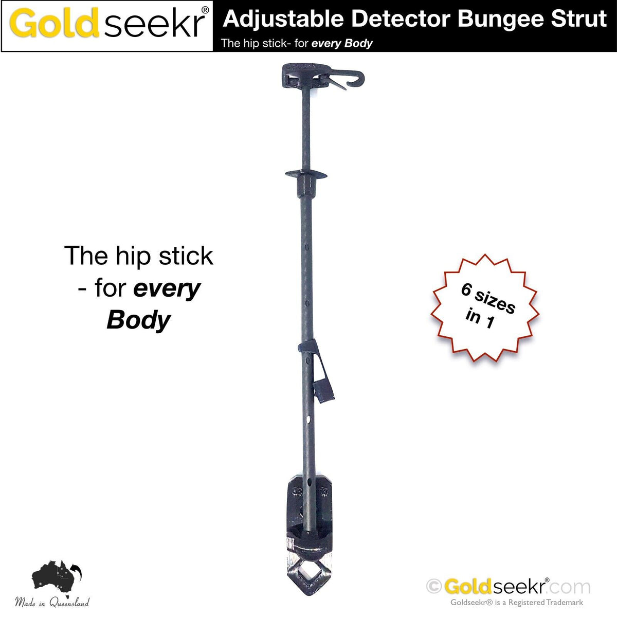 Goldseekr Adjustable Bungee Strut (Hip Stick)