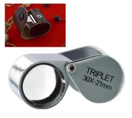BJK x30 Triplet Pro Quality Chrome Loupe
