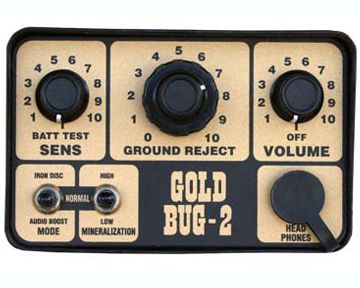 Fisher Gold Bug 2 Combo (with 6.5&amp;quot; and 10&amp;quot; Coil)