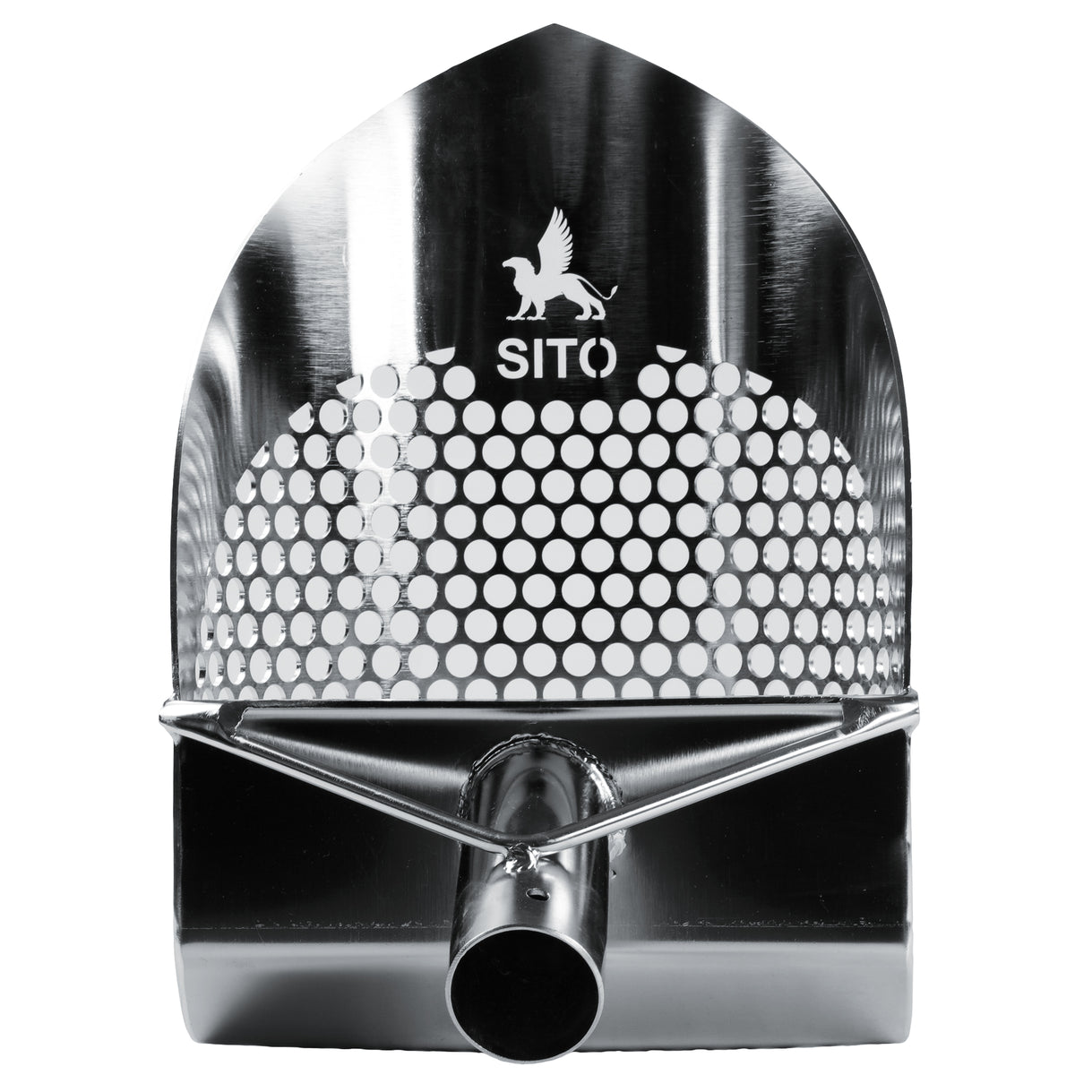 Sito Sand Scoop 200mm Sharp Circular Holes (Heavy Duty)
